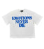 Mixed Emotions End Rhinestone Tee White/Blue