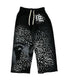 Mixed Emotions Striped Sweatpants Black