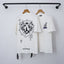 Chrome Hearts Barbed Wire & Geometric Ball Graphic Short Sleeve T-Shirt (White)