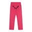 Sp5der Rhinestone Letter Graphic Red Casual Sweatpants