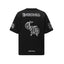 Chrome Hearts Gothic "CH" Logo Jersey Short Sleeve T-Shirt (Black)
