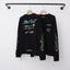 Chrome Hearts "STAY FAST" Green Flame Long Sleeve (Black)