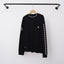 Chrome Hearts Gothic Script Collar & Cross Sleeve Long Sleeve (Black)