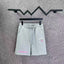 Chrome Hearts Light Gray & Pink Script Logo Sweatshorts