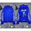 Chrome Hearts Space Flame Sleeve Hoodie (Blue)