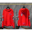 Chrome Hearts Checkerboard Lips Graphic Hoodie (Red)