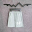 Chrome Hearts Light Gray & White Cross Patch Sweatshorts