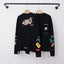 Chrome Hearts Graffiti Sticker Patch Multi-Graphic Long Sleeve (Black)