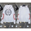 Chrome Hearts Red Scroll & Cross Hoodie (White)
