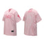 Chrome Hearts "FOAM" Lettering & Horseshoe Short Sleeve T-Shirt (Pink)