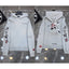 Chrome Hearts Star Sleeve & Graphic Back Hoodie (Light Grey)