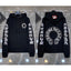 Chrome Hearts Gothic Letter Sleeve Zip-Up Hoodie (Black)