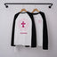 Chrome Hearts Raglan Pink Horseshoe & Cross Long Sleeve (White/Black)