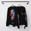 Chrome Hearts Multi-Color Cross Cluster & Chest Emblem Long Sleeve (Black)