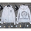 Chrome Hearts Los Angeles Horseshoe Zip-Up Hoodie (White)