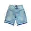 Mixed Emotions ‘ME’ Rhinestone Denim Shorts