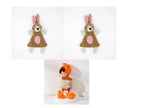 Dog Toy Corduroy Chew Toys - Squeaky Plush Animals