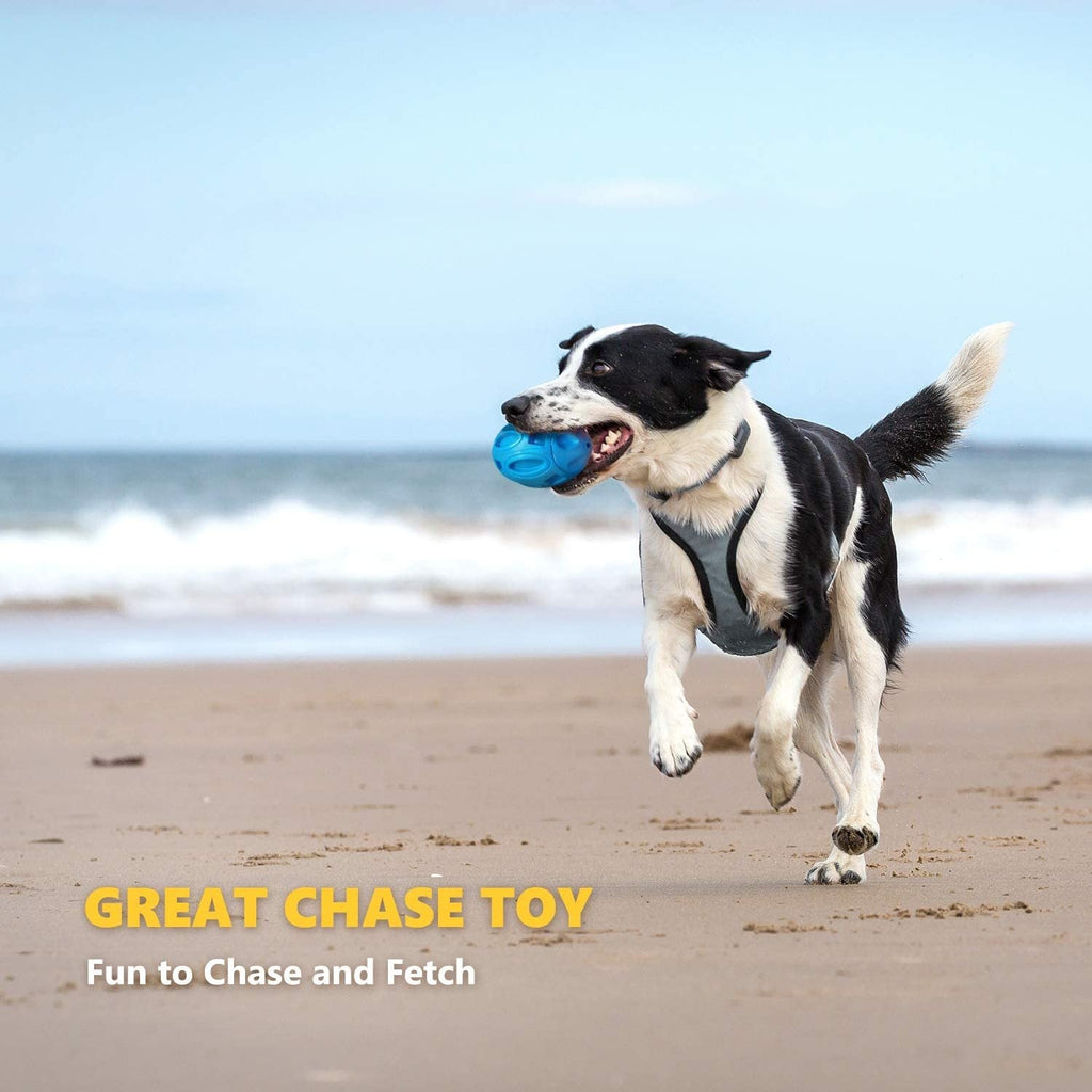 Dog Toy - Rubber Rugby Ball Wear-Resistant Bite-Resistant Ball
