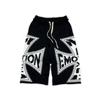 Mixed Emotions Black “Classic” 3/4 Shorts