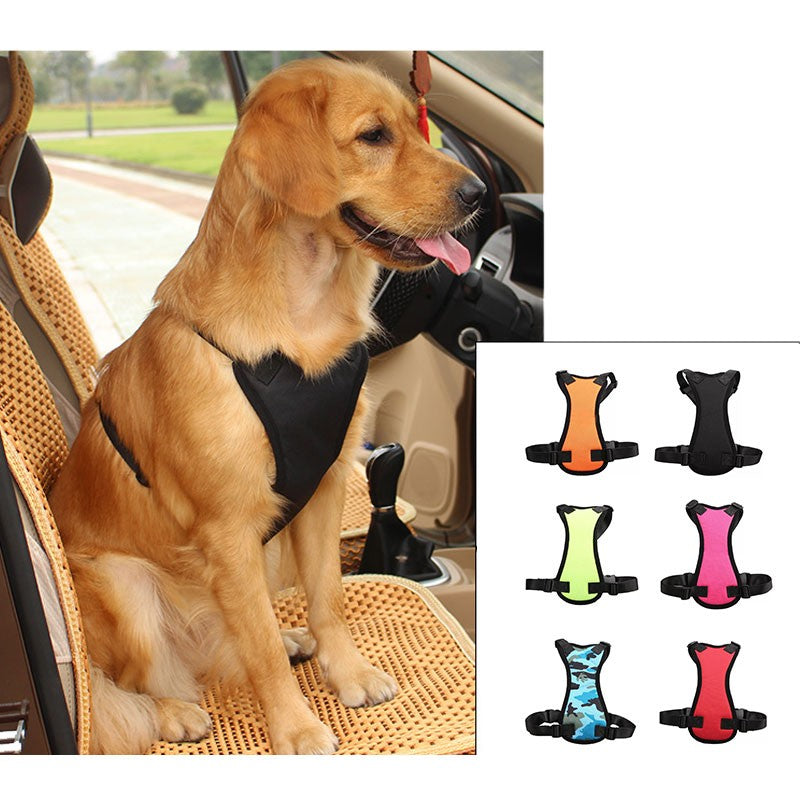 Pet Car Seat Safety Belt and Collar Set