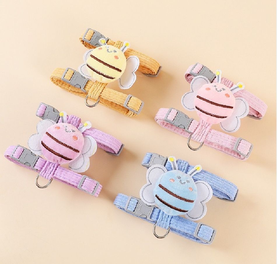 Small Pet Wing Shaped Decorative Harness and Leash Set
