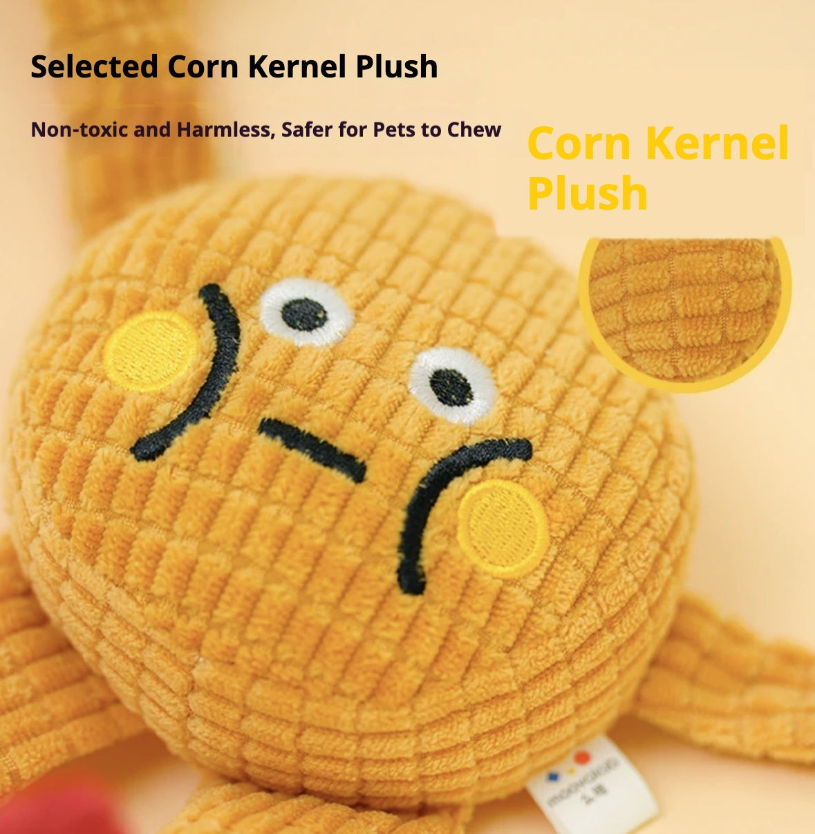 Adorable Squeaky Chew Plush Toys for Dog or Cat