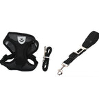 Pet Car Seat Belt Harness & Leash