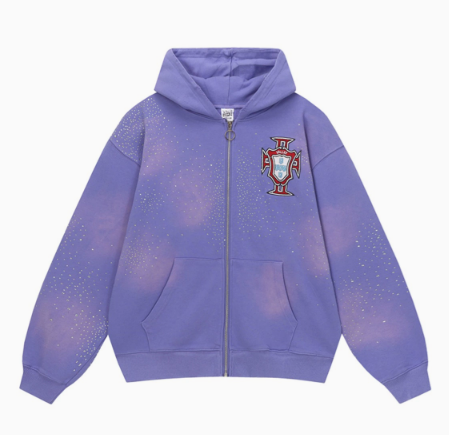 Vale Forever Venus Clustered Zip Up Hoodie Purple Hover Image