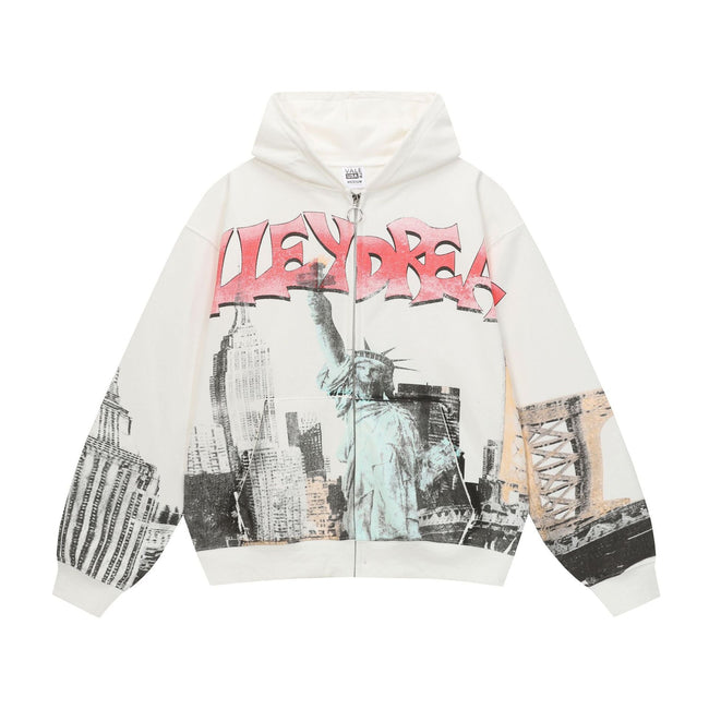 Vale Forever Washed City Graphic Hoodie Hover Image