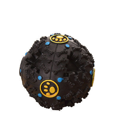 Dog Treat Trainning Food Dispenser Toy - Squeaky Giggle Ball