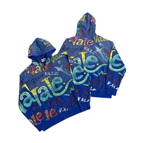Vale Forever Blue Graffiti Dreams Hoodie Hover Image