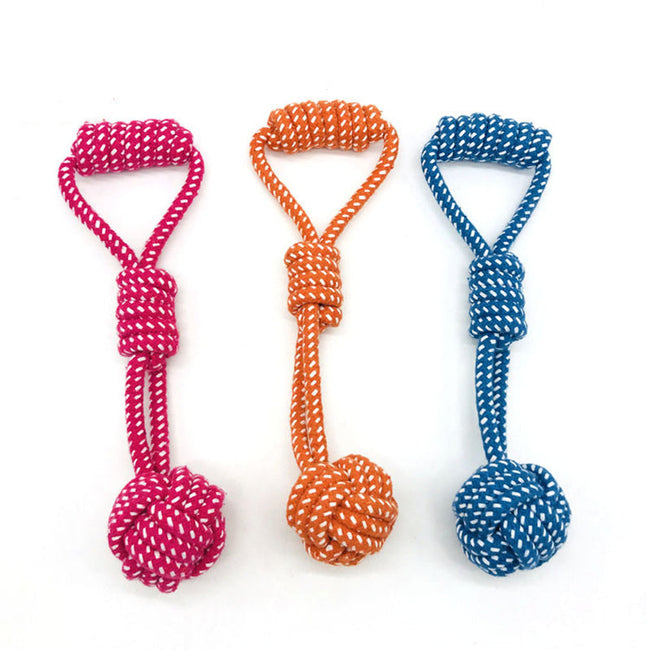 Pet Molar Toy Cotton Rope  Pet Rope Ball Hover Image