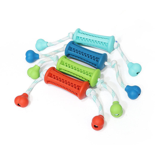 Dog Rubber Toy - Molar Teeth Cleaning Rod Wears The Rope Hover Image