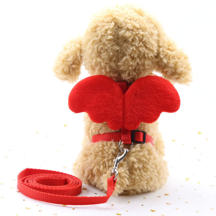 Cute Angel Pet Leash & Harness