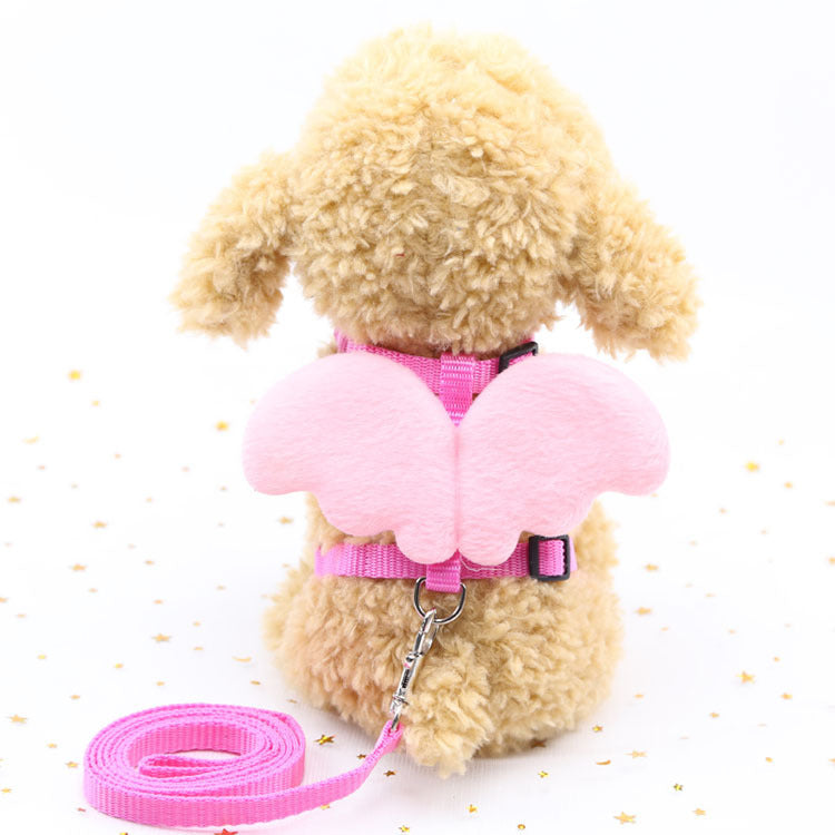 Cute Angel Pet Leash & Harness
