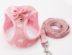 Pet Chain Traction Rope Set, Chest Harness, Cat Harness, Cat Collar, Dog Leash