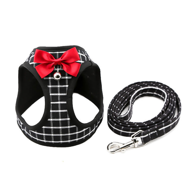 Pet Chain Traction Rope Set, Chest Harness, Cat Harness, Cat Collar, Dog Leash Main Image