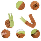Fleece Interactive Dog Puzzle Snails Toys For Small or Midium Dog Training