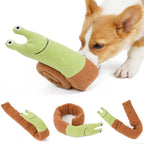 Fleece Interactive Dog Puzzle Snails Toys For Small or Midium Dog Training