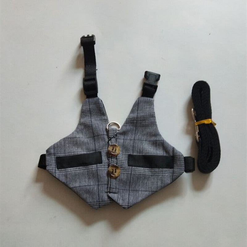 Small Animal Harness Vest and Leash Rabbit Harness Dress