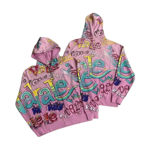 Vale Forever Pink Graffiti Dreams Hoodie Hover Image
