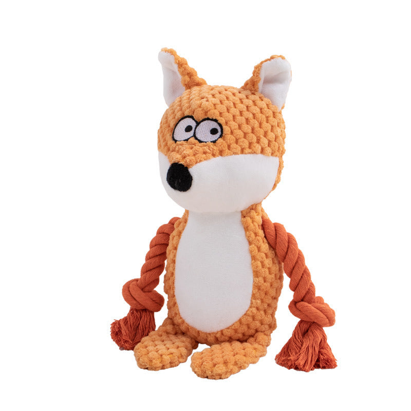 Plush Sound Toy Cotton Pet Toys Interactive Tug Of War