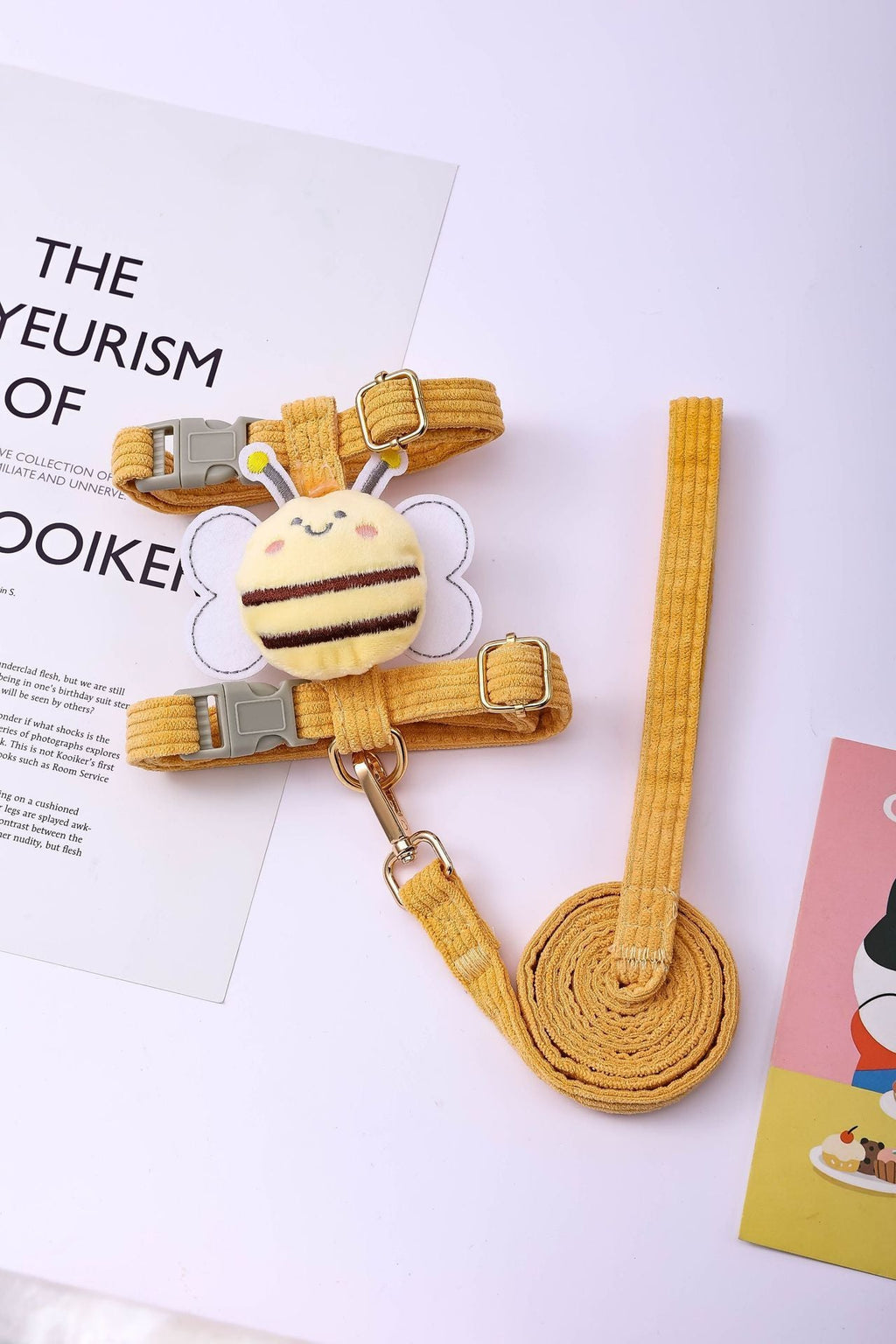 Cute Bee Pet Harness and Leash Set