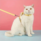 Soft Petsafe Harness Yellow Plaid Bee Leash Set - Adjustable Lightweight
