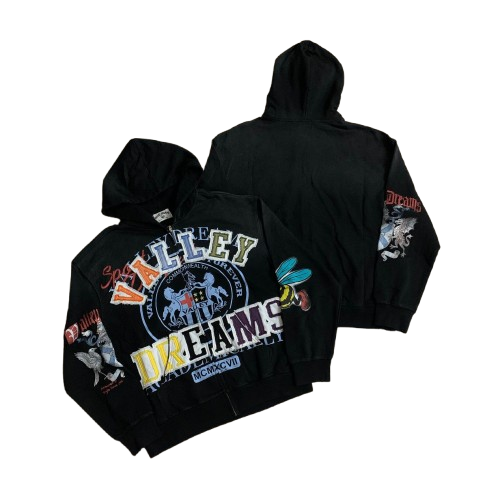 Vale Forever Black Dreams Back Graphic Hoodie Hover Image