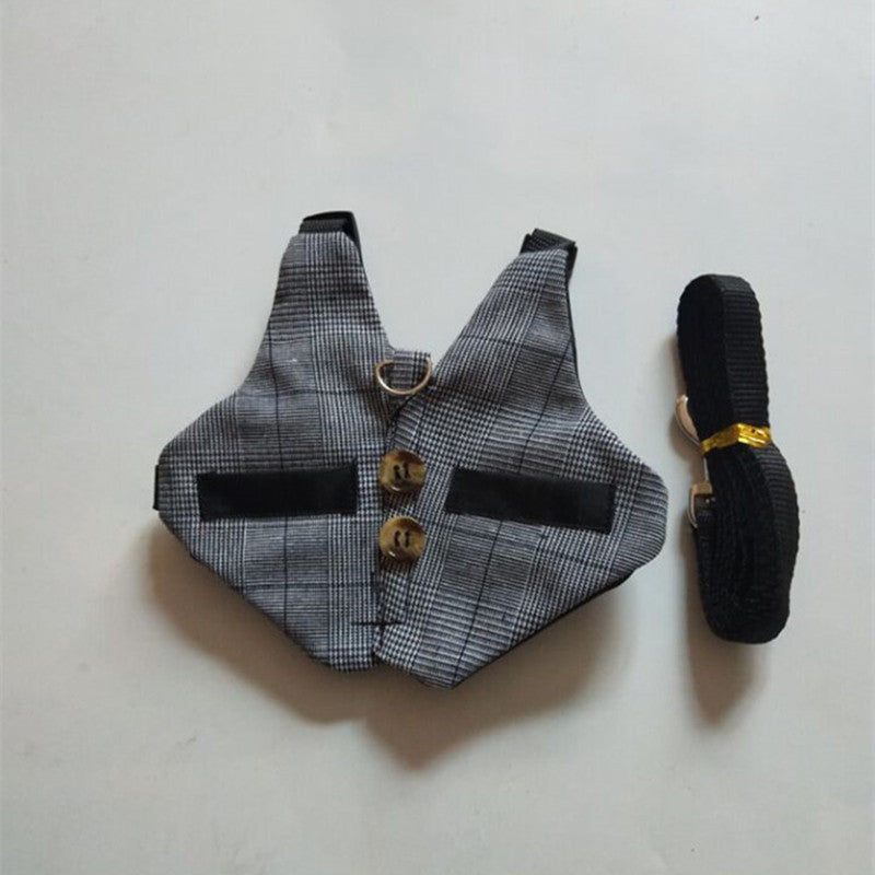 Small Animal Harness Vest and Leash Rabbit Harness Dress