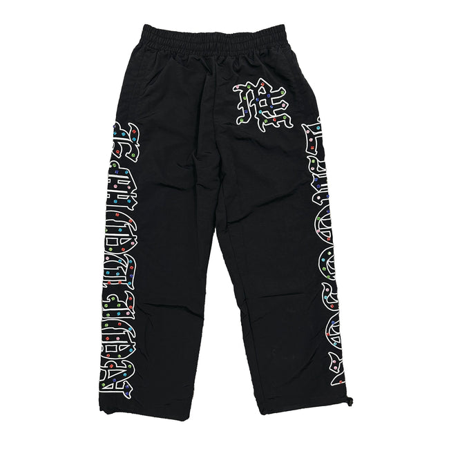 Mixed Emotions “ME” rhinestone Nylon Pants Hover Image
