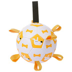 Interactive Dog Football Toy - Soccer Teething Ball With Cute Printing