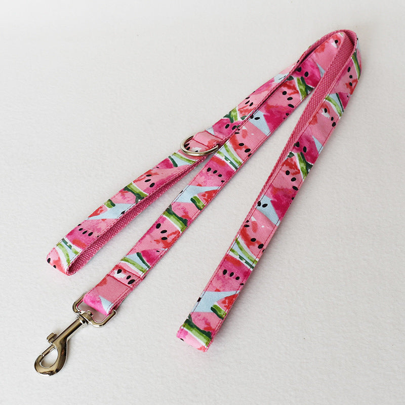 Printed Dog Collar and Leash