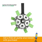 Interactive Dog Football Toy - Soccer Teething Ball With Cute Printing